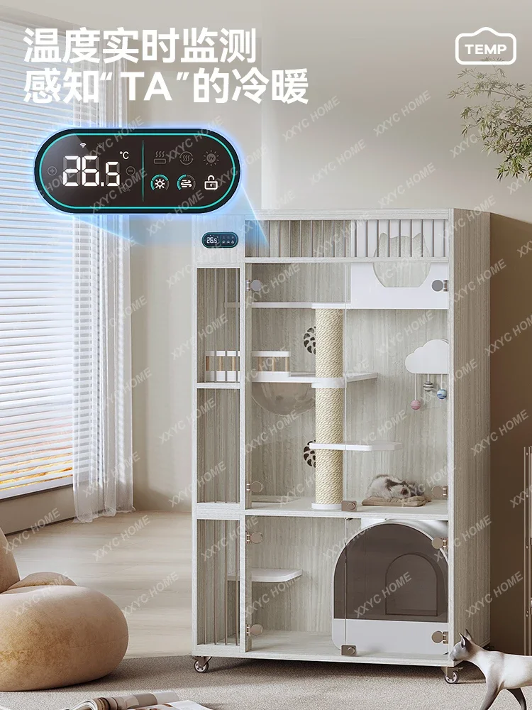 

Клетка для кошек TTSmart: домашний вольер-шкаф для кошек, просторный кошачий домик