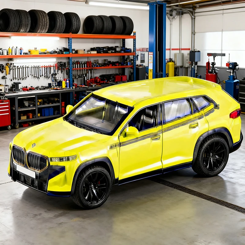 

1:32 THE XM SUV, модель автомобиля из сплава, звук и свет, детская игрушка, коллекционные предметы, подарок на день рождения