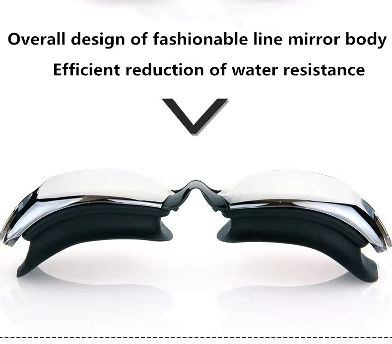 Swimming Goggles With Integrated Earplugs Adult Pool Glasses Anti Fog Men Women Uv Protection Optical Waterproof Swim Eyewear S3A4Fabcf8Fdb479E810E97116D365292X