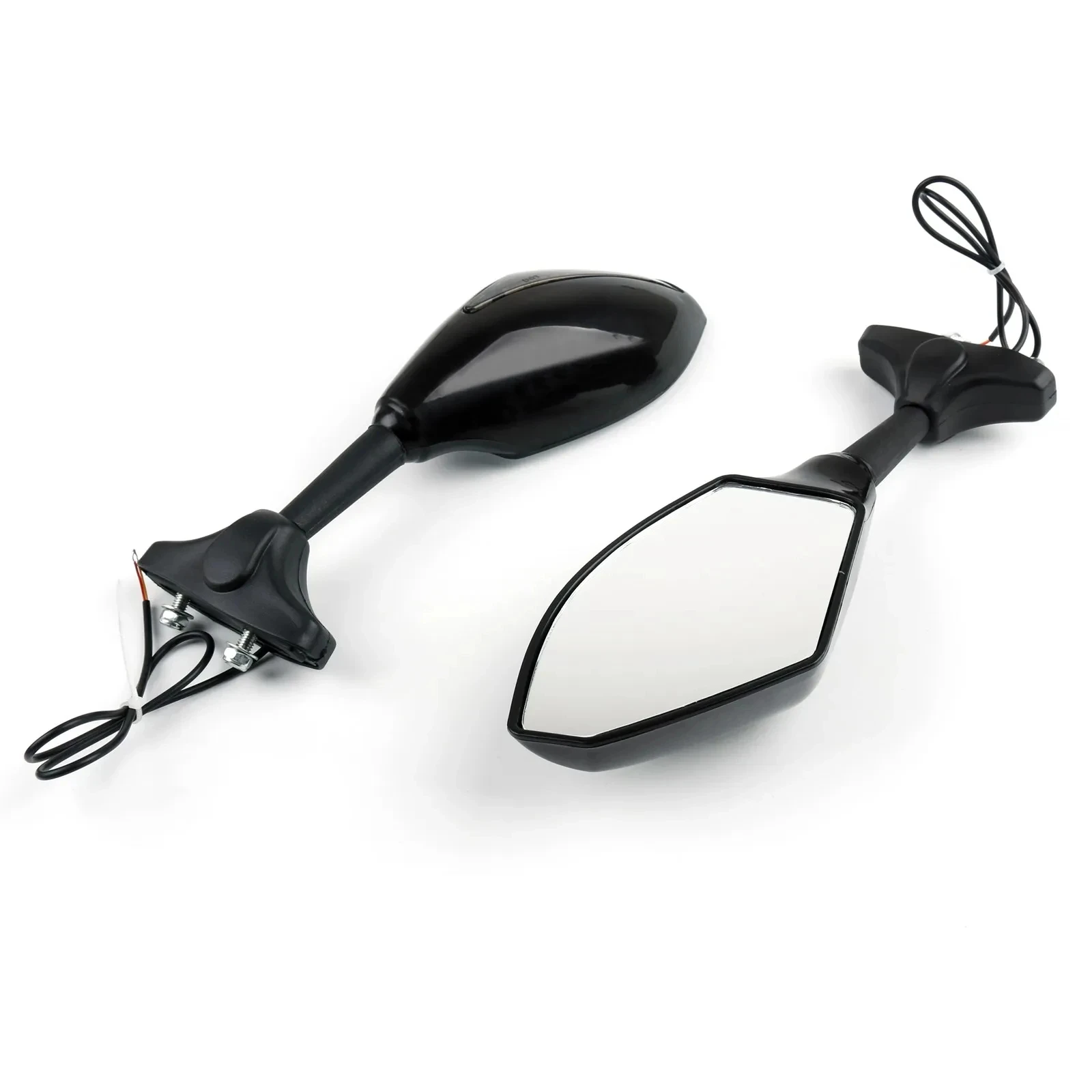 

STLF 1Pair LED Mirrors for YZF R6 R6S FZ1 FZ6 FAZER FZ8S FJR1300 XJ6 FZR600 Motorcycle Pa