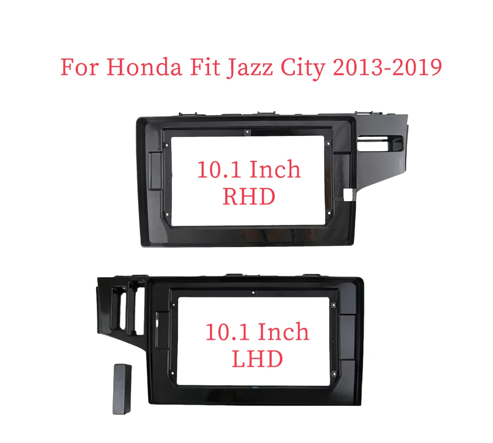 10.1 Inch Car Frame Fascia Adapter Decoder Android Radio Dash Fitting Panel Kit For Honda Fit Jazz City 2013-2019