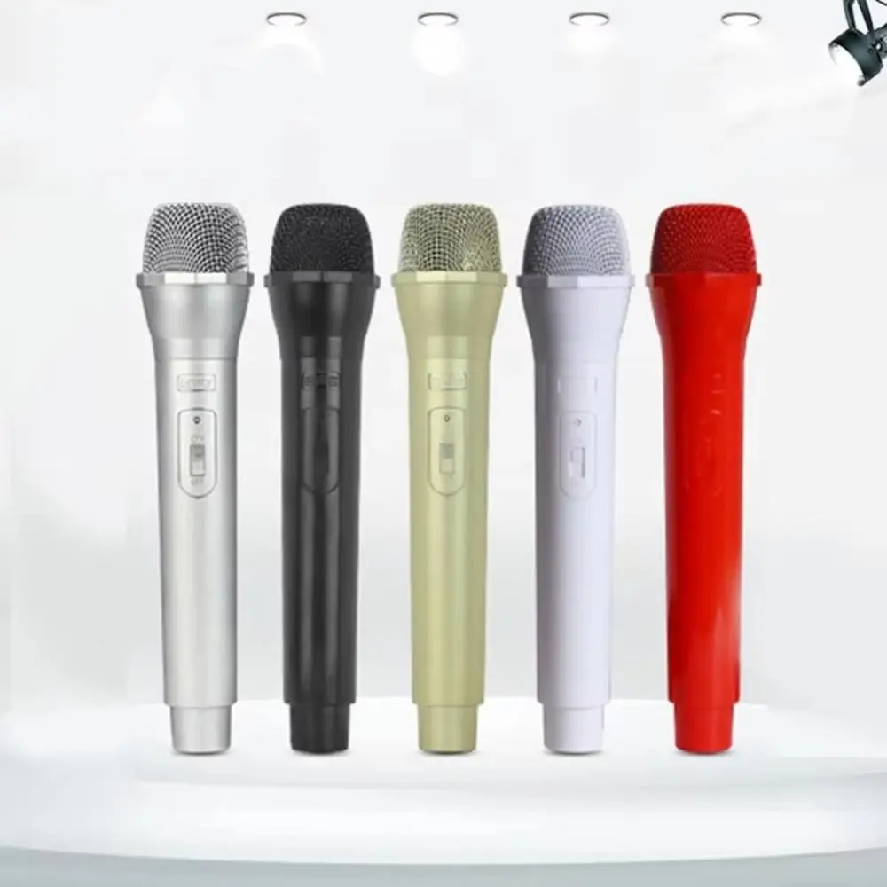 Realistic Prop Microphone Highly Simulated Singing Practice Fake Prop Mic Plastic Artificial Kids Microphone Toy Dance Shows