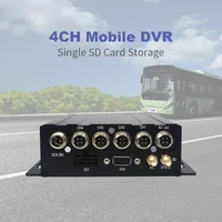 Nuevo producto 4 canales 1080P coche vehículo autobús maletero 4CH MDVR GPS 4G SD MDVR