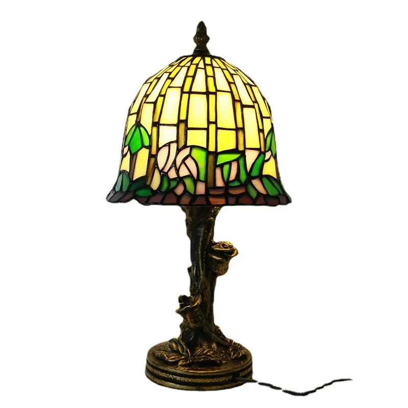 Estilo europeu rosa, luz noturna de cabeceira de quarto, lâmpada de mesa, proteção para os olhos infantis