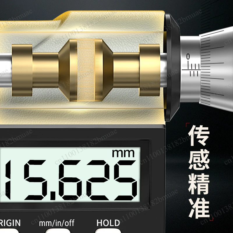 For Electrical Measuring Metal Pa Digital Outside Micrometer 0-100mm High Precision Thickness Gauge Screw Micrometer Tool