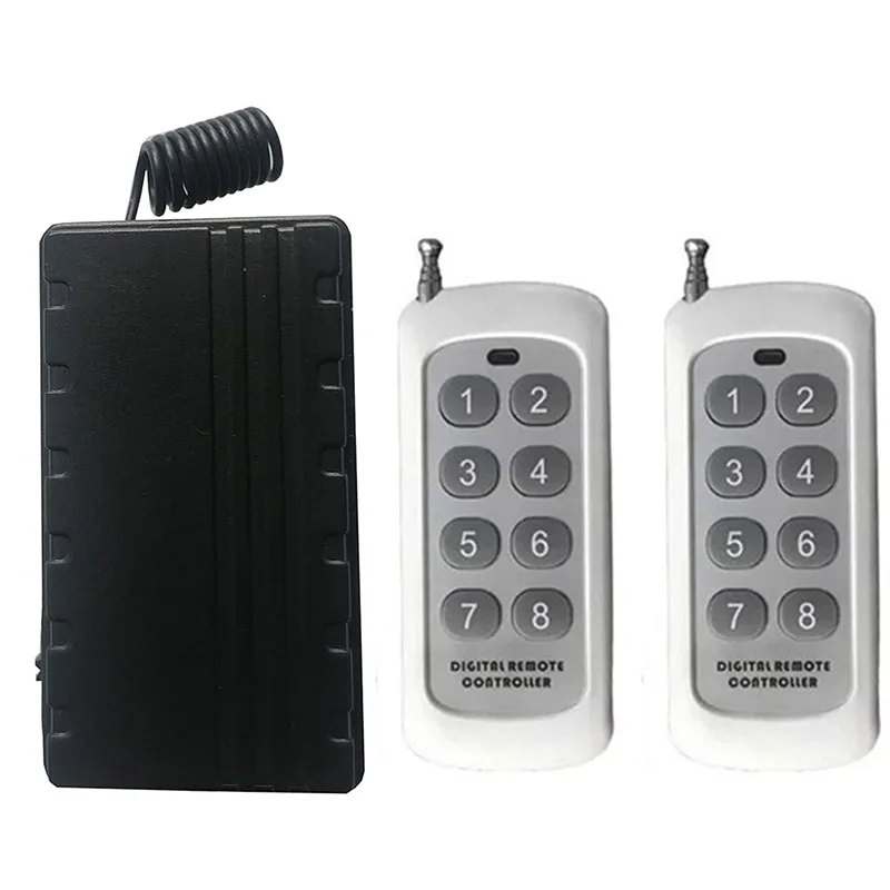 Remote Vibration Reminders 1.5V 8CH Wireless Reminders Alarm System mini Remote Transmitter PCB board 12345678 Vibrating