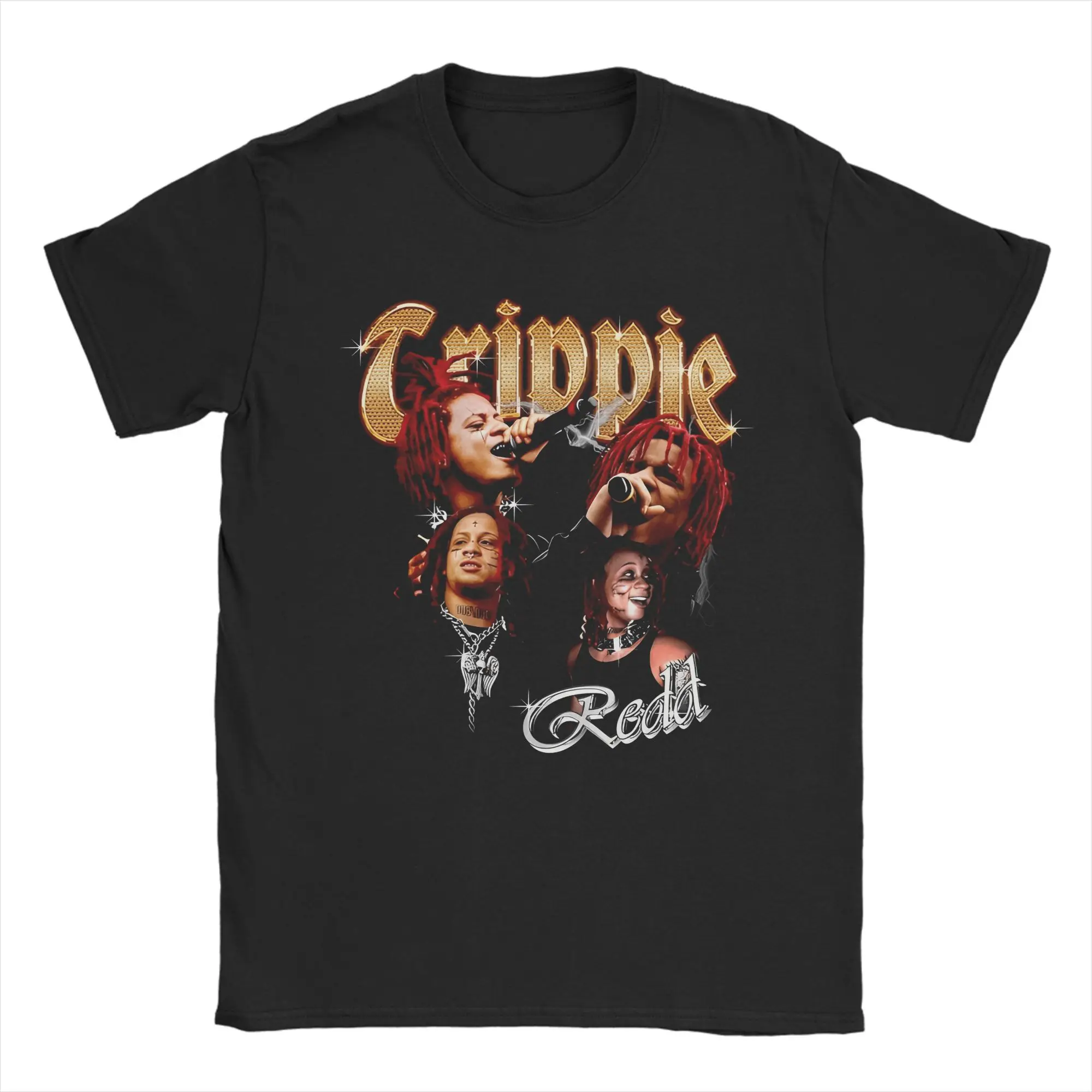 

Harajuku T Shirt Summer Trippies Fashion T-Shirts Red Hair Redds 100 Cotton Tshirt for Man Y2K Fun Cheap Print Short Sleeve Tops