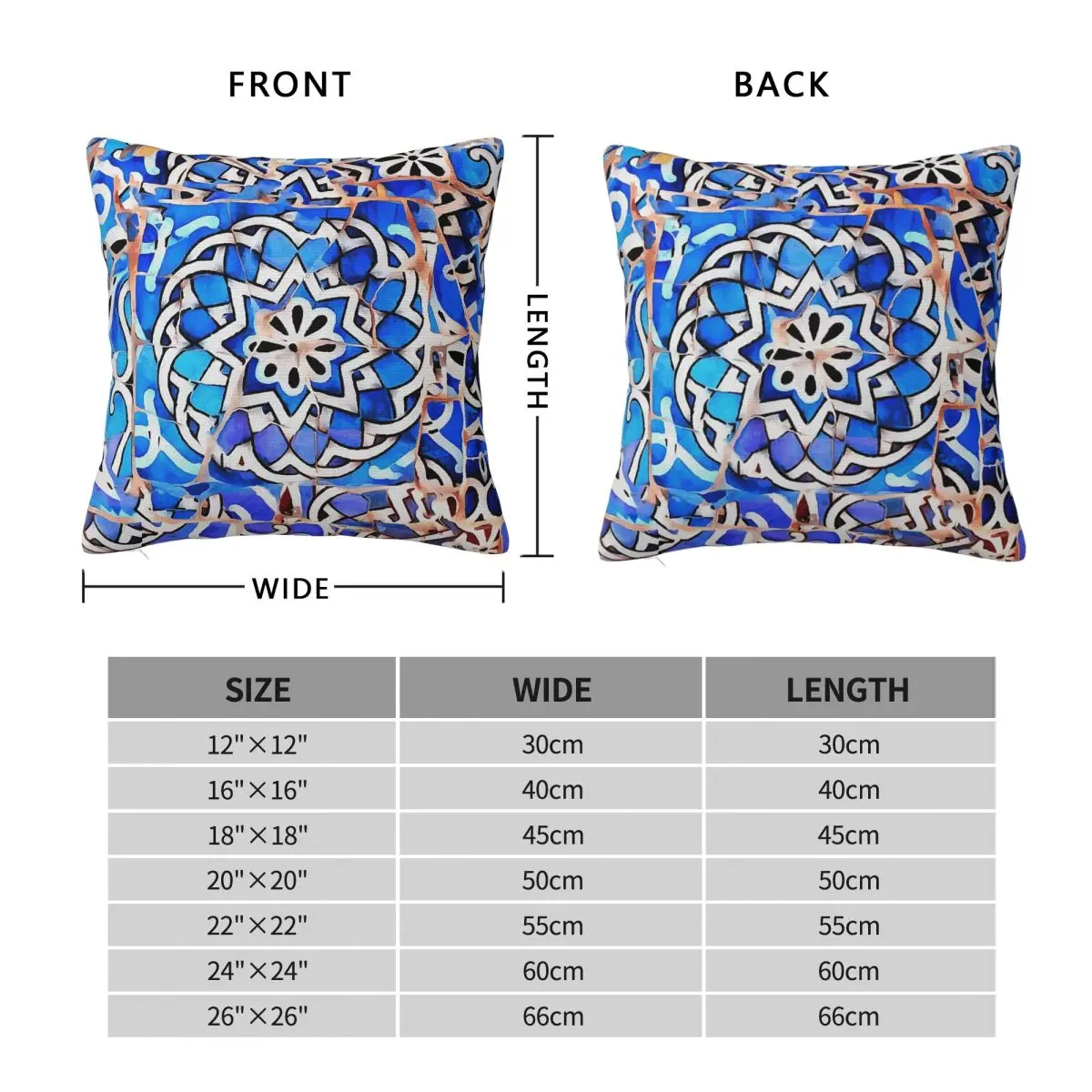 Gaudi Barcelona Mosaic Square Pillowcase Polyester Linen Velvet Creative Zip Decor Pillow Case Bed Cushion Cover Wholesale