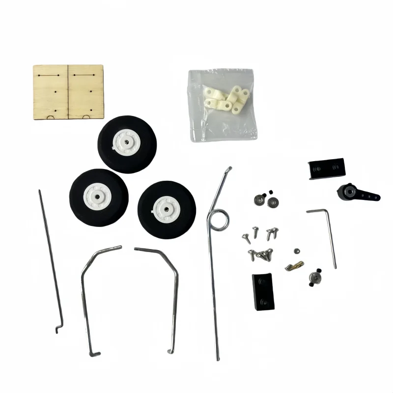 SU27 modèle d'avion train d'atterrissage Kit en plastique sans Servo bricolage roue avant à aile fixe universelle pour Machine de planche magique KT