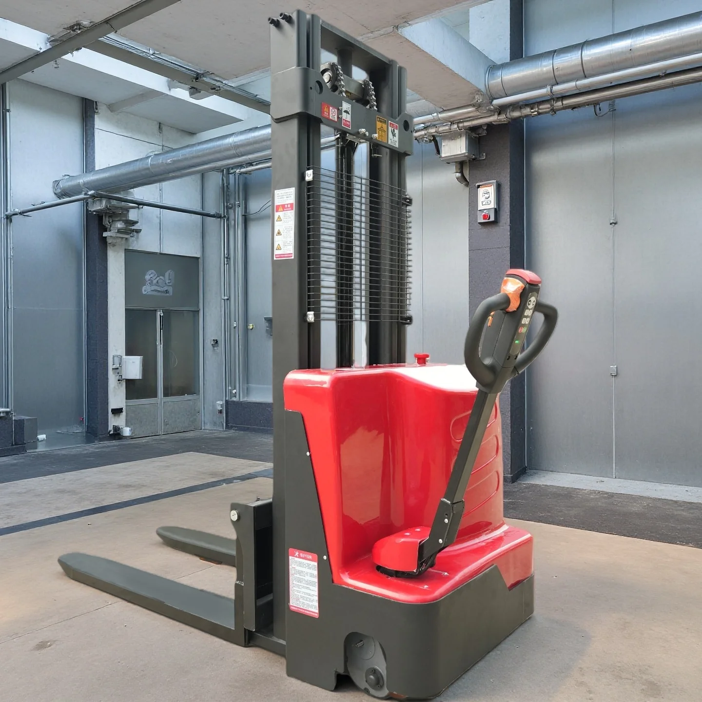 Customized Stand Up Narrow Aisle Stacker Small Full 1 Ton 2 Ton Electric Pallet 2000kg Reach Fork Lift Truck Price Forklift For