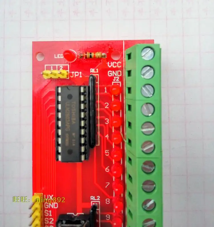 Modulo ULN2803 a 32 vie 2803