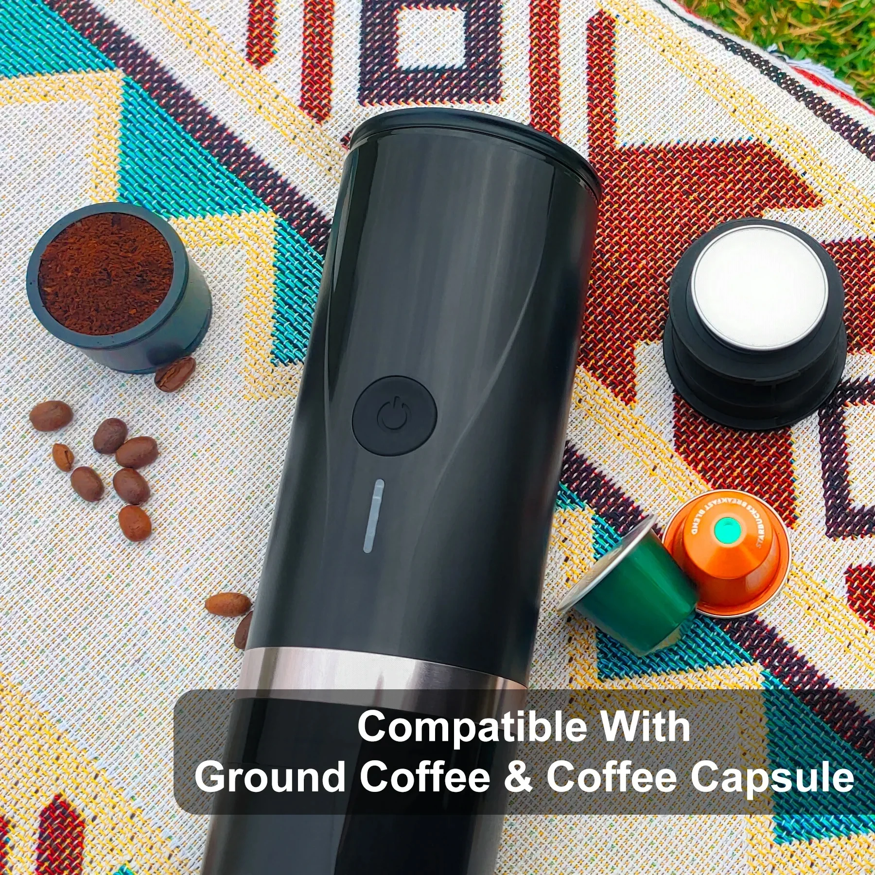 Portable Coffee Mmaker Portable Pod Coffee Maker Mini Automatic Espresso Handpress Pod Portable Coffee Machine