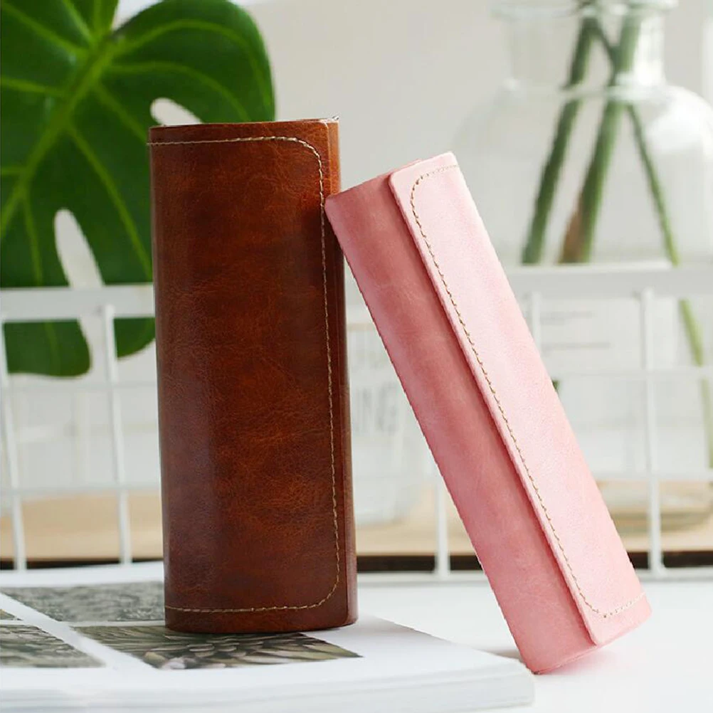 

Magnetic Glasses Case Sunglasses Eyeglass Protector Pink Wooden Travel Box for Eyewear Durable Safe Portable Gift Idea Small