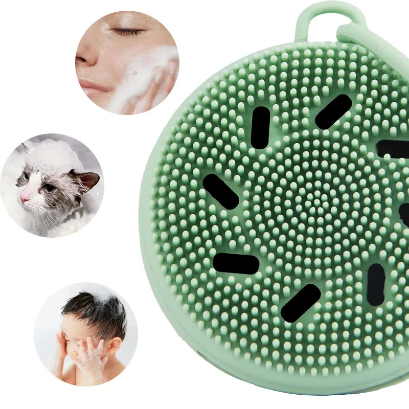 Silicone Cleaning Brush Facial Exfoliating Deep Clean Massage Brush Face Blackhead Removal Cleanser Miniature Skin Care Scrubber