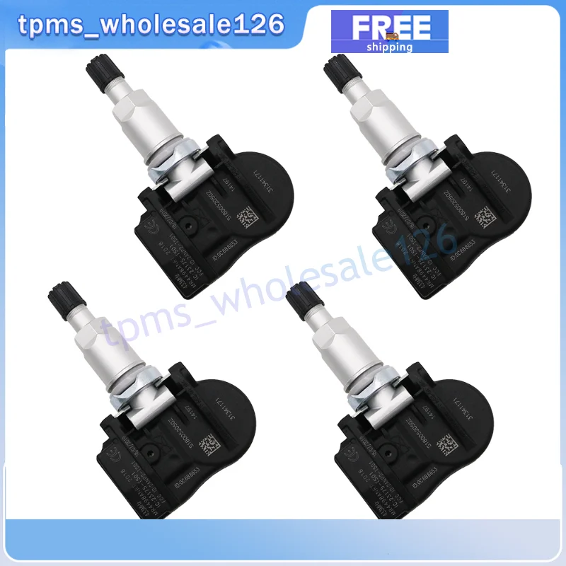 31341171 Car Tire Pressure Monitor System Sensor 4PCS For Volvo C30 C70 S40 S60 S70 V40 V60 XC60 TPMS 433MHZ 31341893 31445473