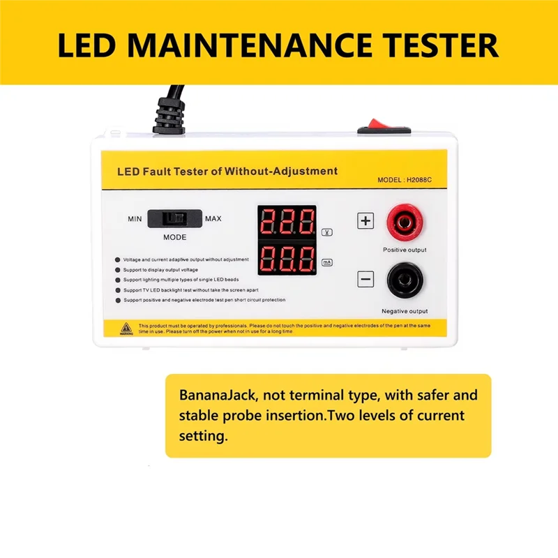 Y45A-LED detector de falhas multiuso tiras led ferramenta teste para luz led backlight tester plugue da ue