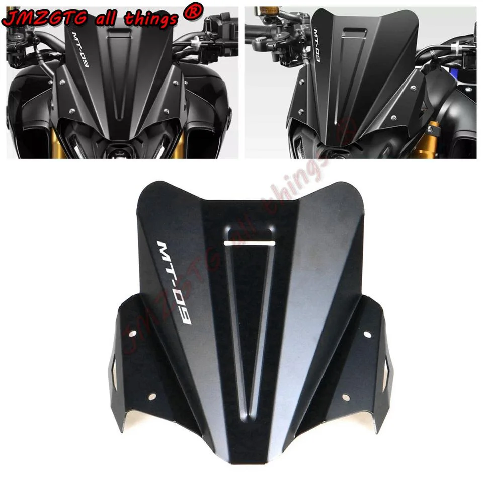 

For YAMAHA MT-09 / SP FZ-09 MT09 FZ09 2021-2022 Motorcycles Aluminum Alloy Windscreens Wind Deflectors