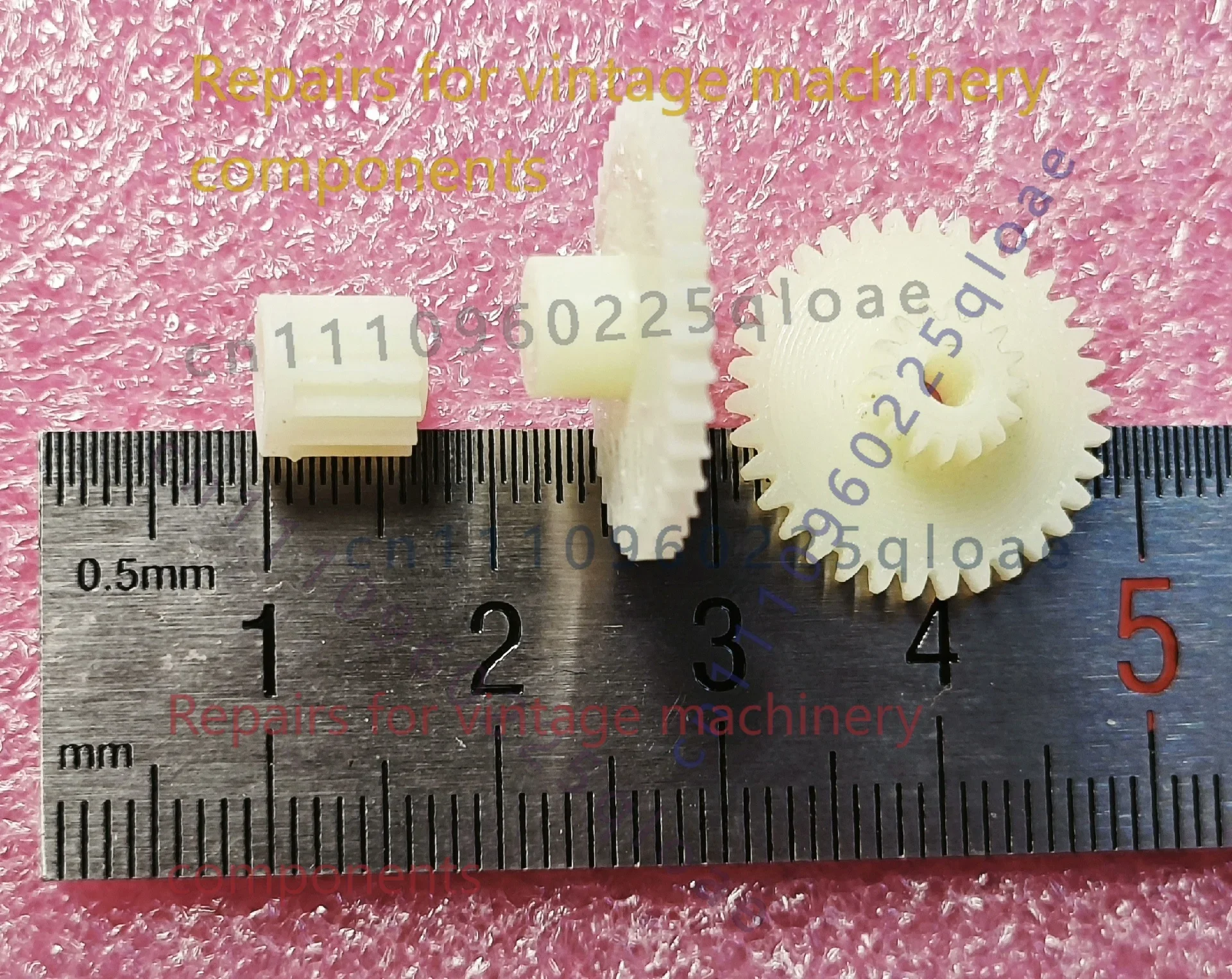 3Pcs Cassette Mechanism Replacement Gear Set For Philips AR108 AR508 AR668 AR778 Tape Deck Recorder Repair Spare Parts