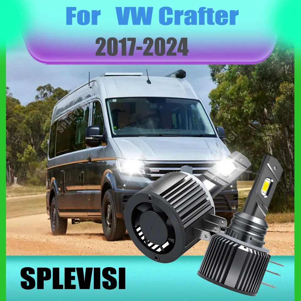 

Led Lamp Car Headlight 18000LM Bulbs High Power 6000K 3570 CSP Chips For VW Crafter 2017-2024 2018 2019 2020 2021 2022 2023