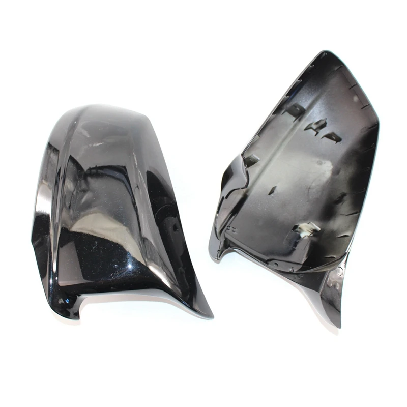 3 Pair Black Mirror Covers Fit For Bmw 5 Series F10/F11/F18 Pre-Lci 11-13 Mirror Caps Replacement Side Mirror Caps