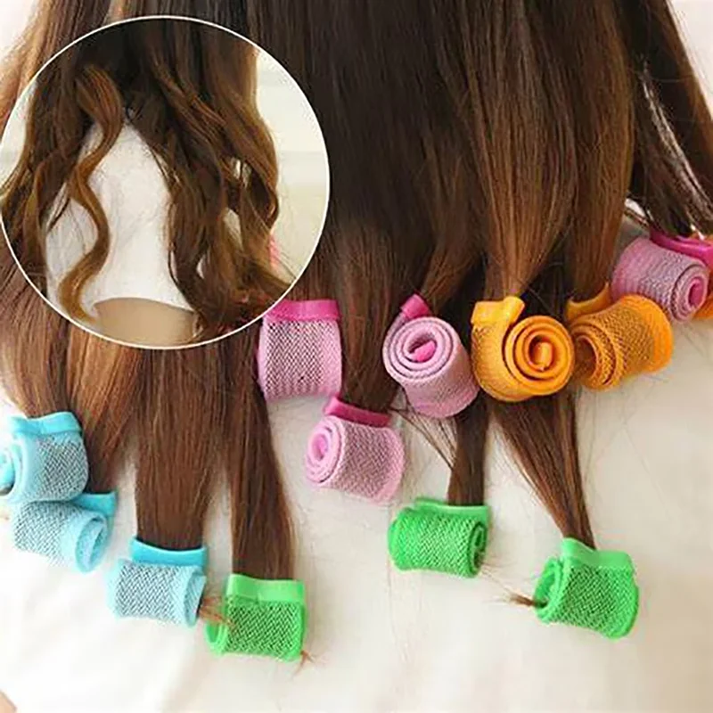 Picture 3: Magic Curl Lady Long Hair DIY Spiral Ringlets Rollers Tool Hair Divider Long Hair Curlers Water Ripple