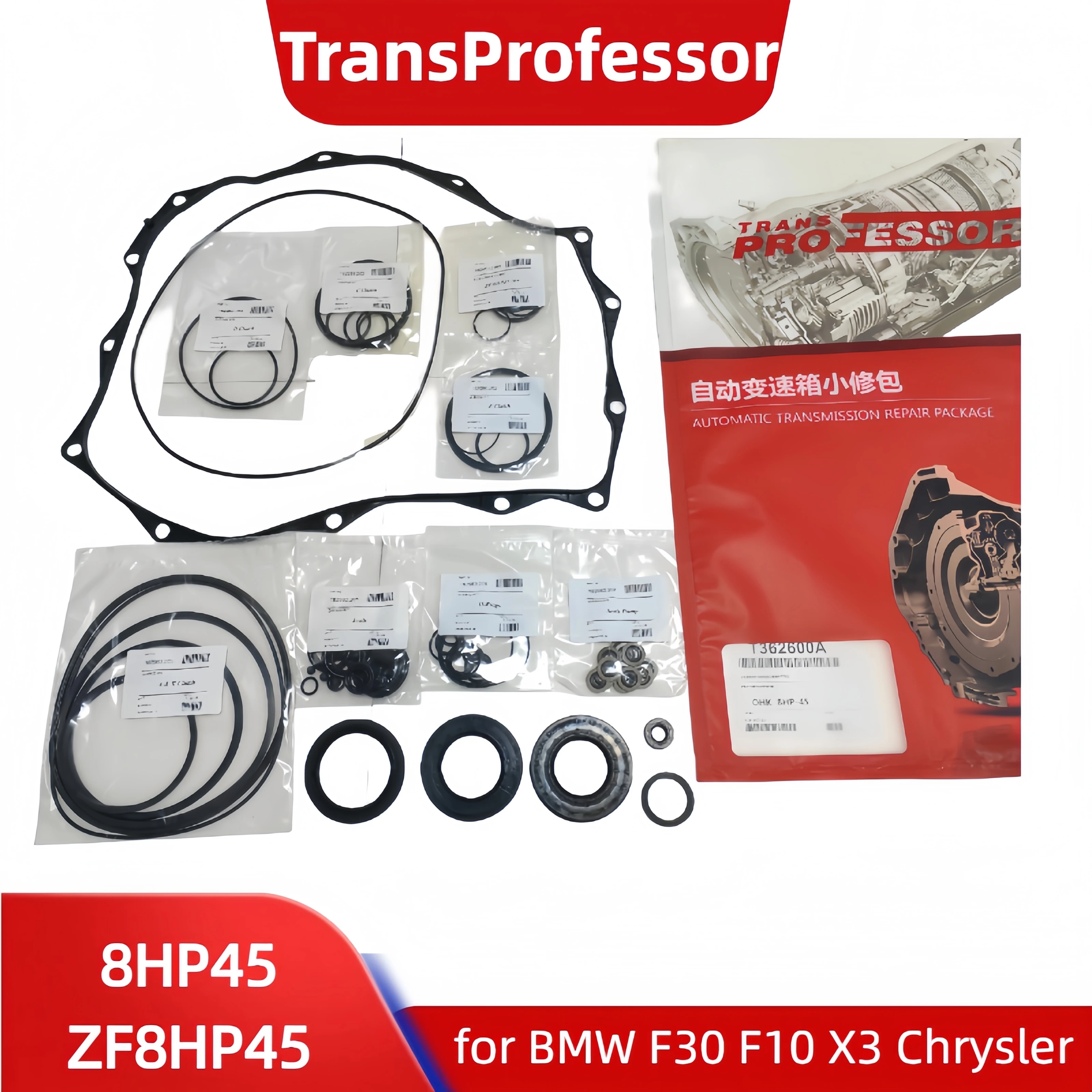 

8HP45 ZF8HP45 GA8HP45Z 845RE Minor Repair Kit Seal Gasket Set For BMW F30 F10 X3 Chrysler 300 Ram 1500 Gearbox Parts