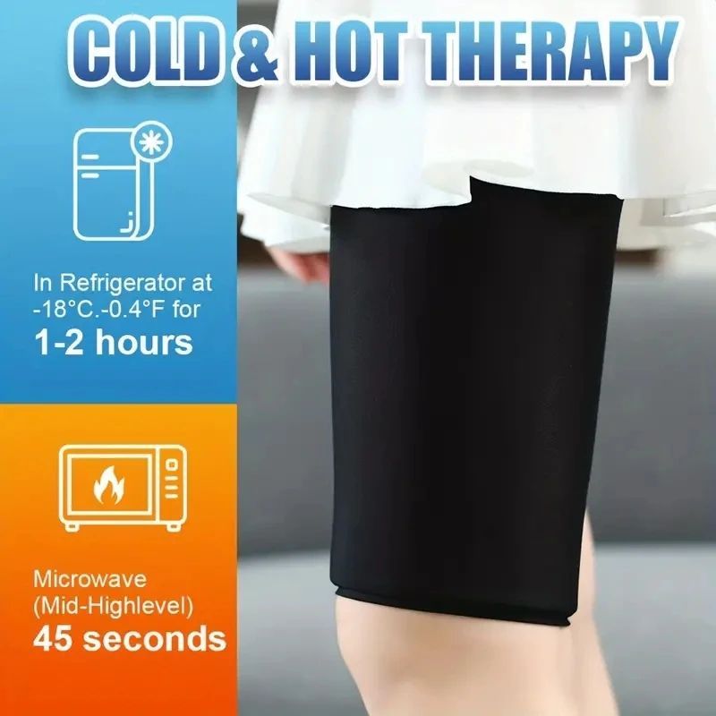 1pc Gel Ice Sleeve, Elbow Knee Ankle Ice Pack, Hand Ice Wrap, Gel Hot Cold Pack-Multipurpose And Reusable