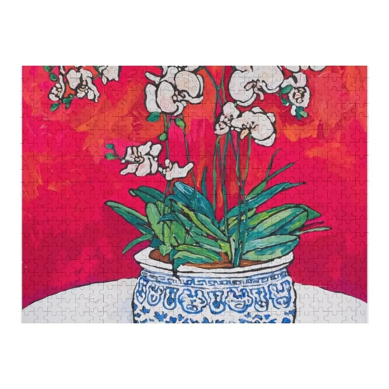 

orchid flowers Jigsaw Puzzle Customized Toys For Kids Wood Photo Personalized Custom Gifts Woods For Adults Puzzle