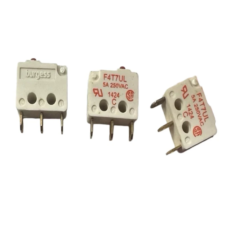 1 STÜCK/LOS 100 Schweizer F4T7UL Mikroschalter Endschalter 3-Pin Vergoldeter Pin 5A Ohne Griff – Detail 2