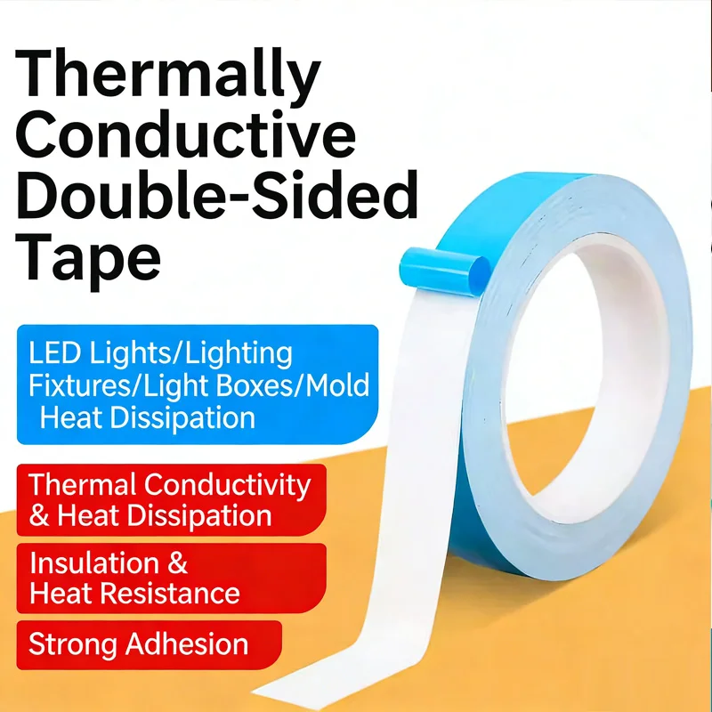 Double-sided adhesive thermal conductive LED strip mold aluminum substrate heat dissipation blue high-temperature resistant tape