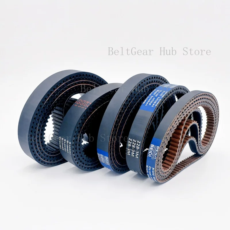 HTD 3M Timing Belt Length 519 522 525 528 531 534 537 540 543 546 549 552mm Width 6/9/10/15/20mm Belt for Butter Mixer Eggbeater