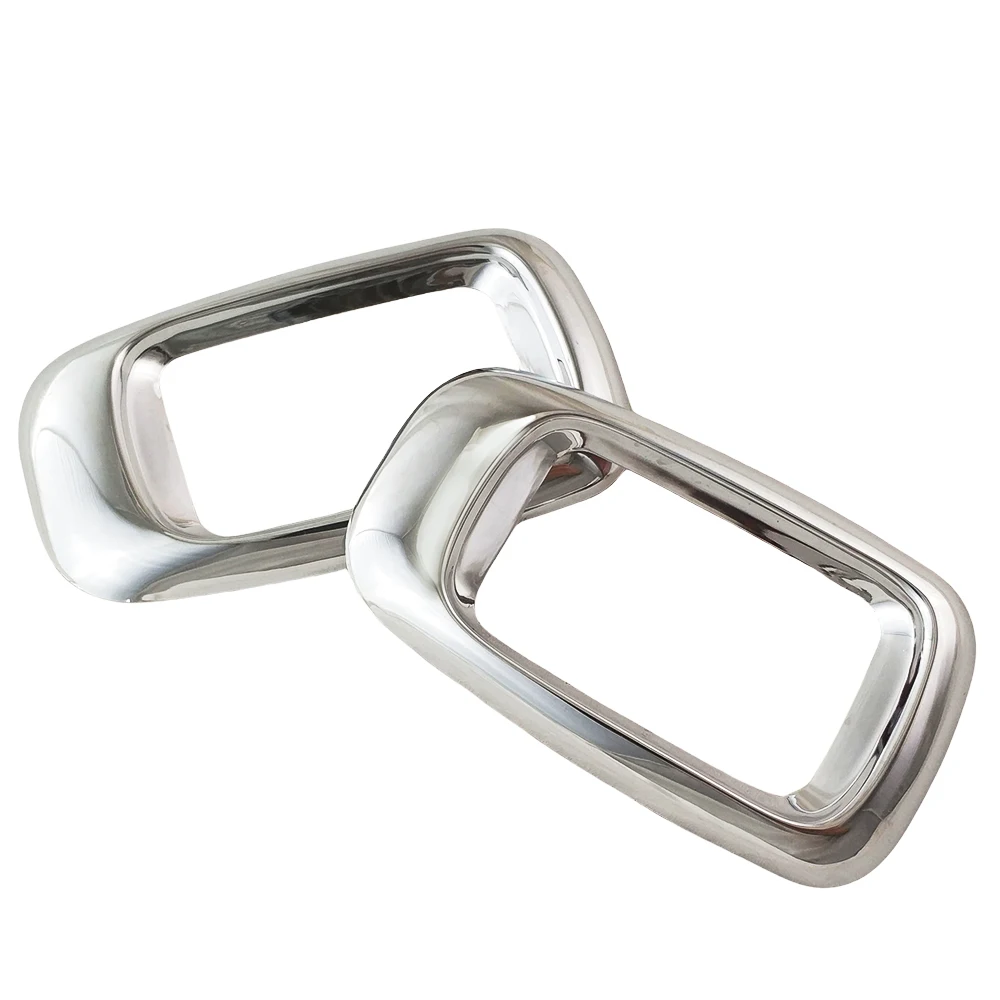 

Abs Chrome Plated Silver Car Side Lamp Cover Trim For Toyota Hilux Surf 1998 - 2002 Car Accessories Exterior Decorate