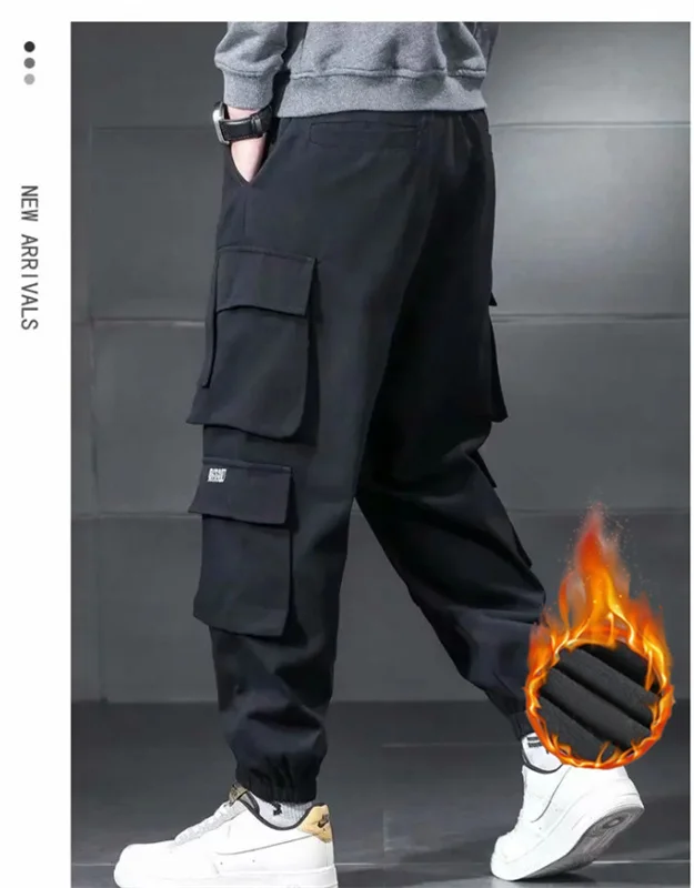 Primavera e autunno 2024 pantaloni larghi dritti da pista pantaloni autunnali da uomo pantaloni casual pantaloni oversize