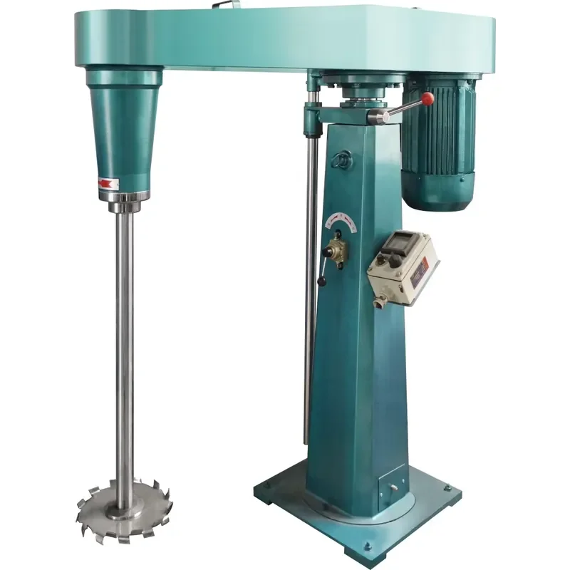 Factory Manufacturer Moveable High Speed Homogenizer Mixer Disperser Bese Oil Mixing Paint Making Machine China Homogenzing