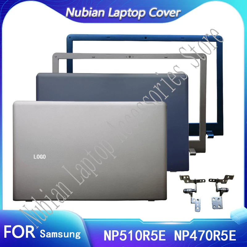 

New Top Case For Samsung NP510R5E NP470R5E 510R5E 470R5E LCD Back Cover /Front Bezel/Hinges Laptop Housing Cover Case Plastic