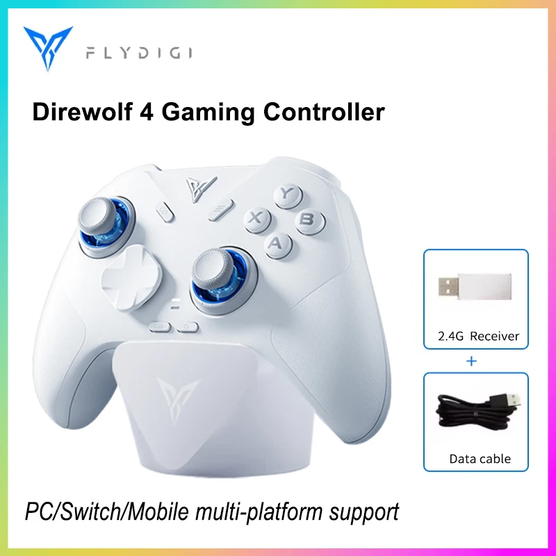 Flydigi Direwolf 4 Gamepad Hall Linear Trigger Force Adjustment Joysticks Wireless Controller for Windows Android IOS Switch1/2
