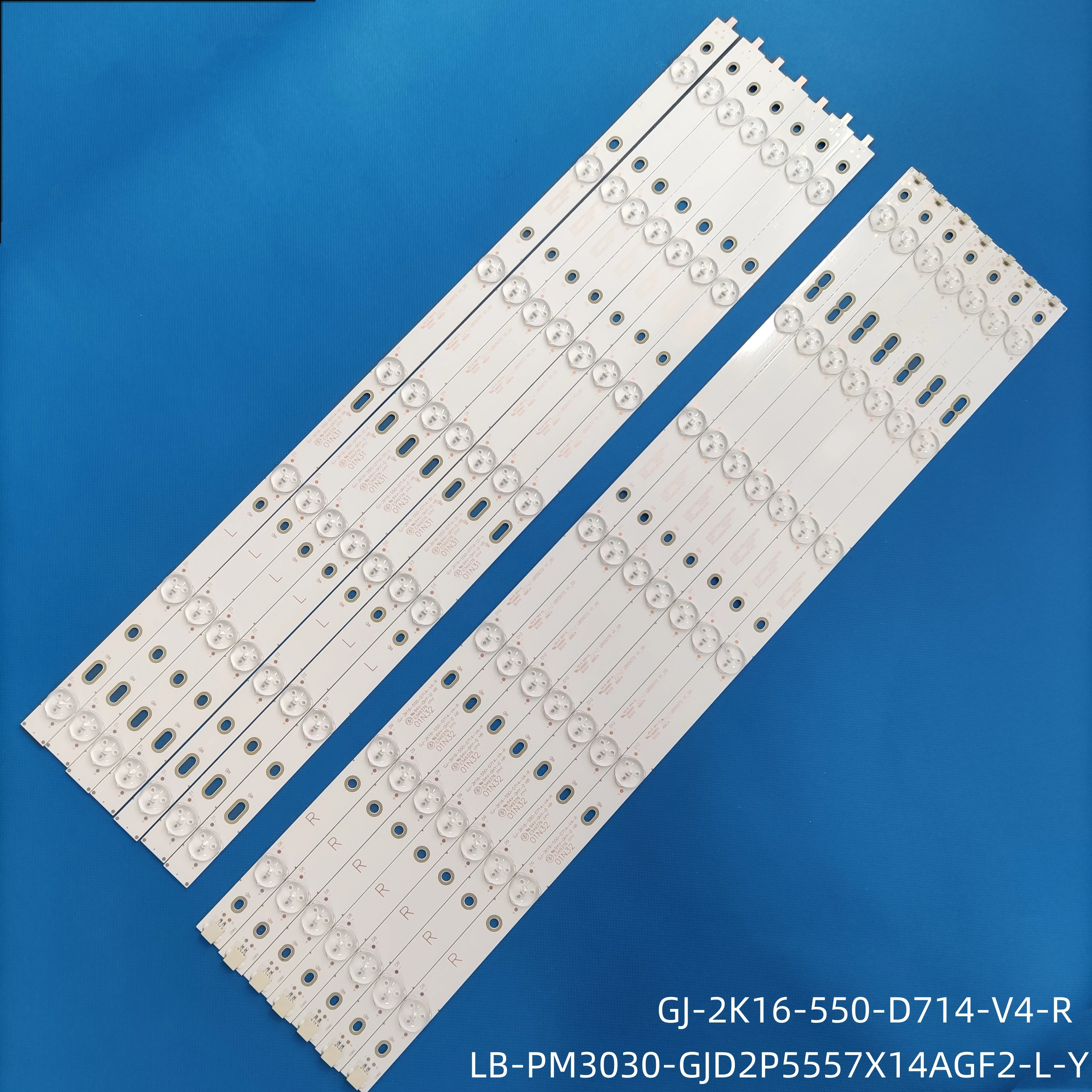 

Лента светодиодной подсветки, 14 ламп, 55 дюймов, телевизор 55PFF5701/T3 LB55072 55PUS6501/12 TPT550U2 EQLSHA.G GJ-2K16-550-D714-V4-L TPT550J1