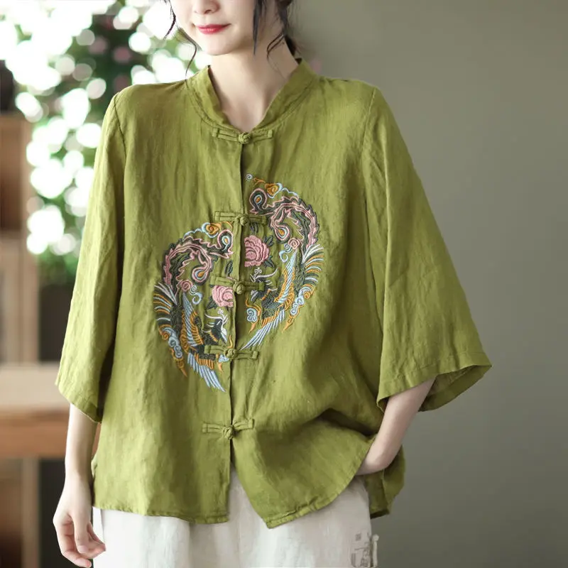 chinese shirt style women\'s clothing qipao top tang suit cheongsams vintage top ethnic clothes woman traditional costume hanfu
