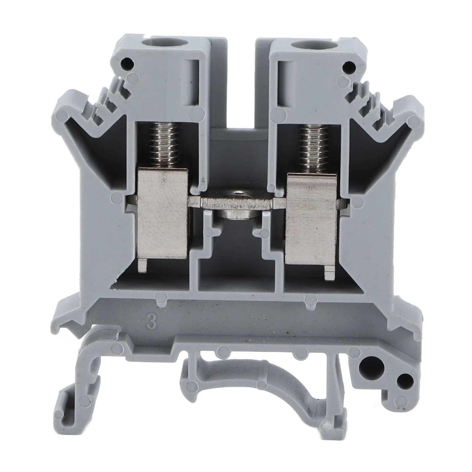 50pcs DIN Rail Mount Terminal Screw Combination Pure Copper Terminals Block 57A 800V UK‑6N Electrical Crimping Terminal