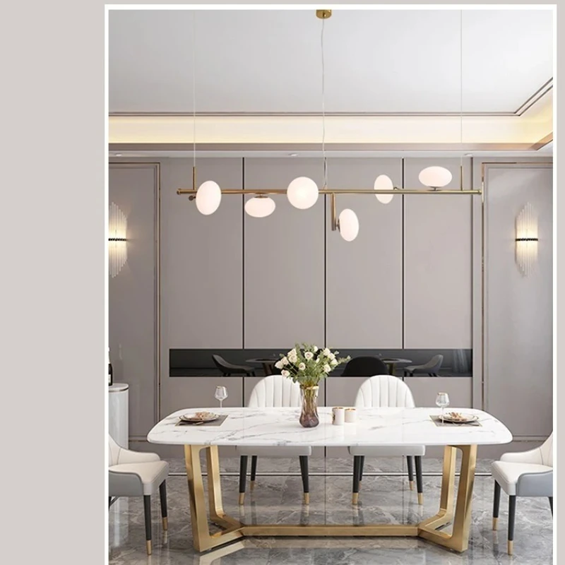 

Современный минималистичный светодиодный подвесной светильник из матового стекла, подвесной светильник для кухни, острова, спальни, столовой, гостиной, люстры