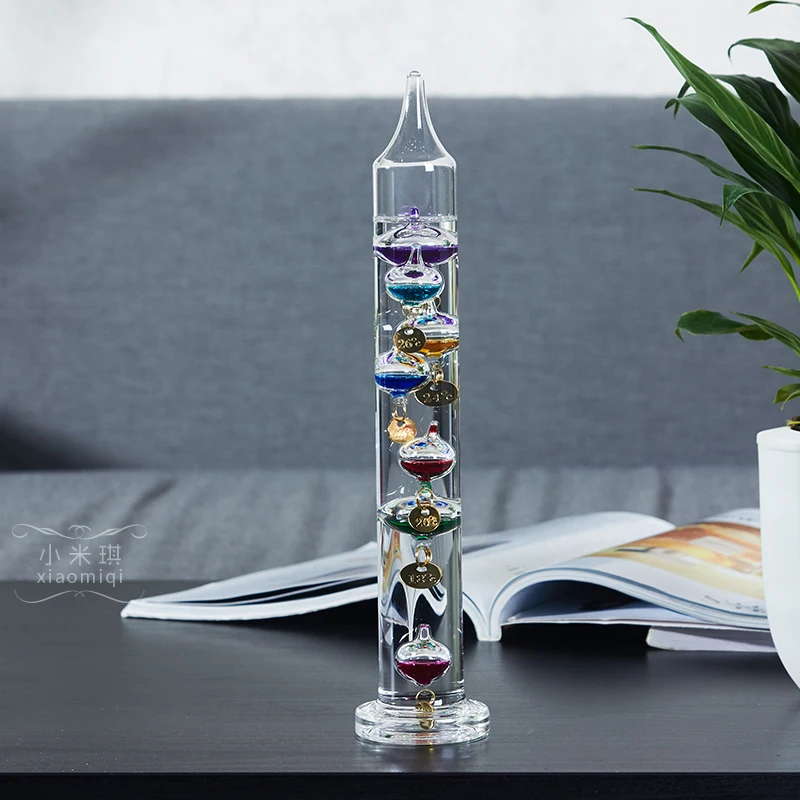 Galileo Colorful Ball Thermometer Office Living Room Interior Decoration Male and Female Friends Birthday Gift