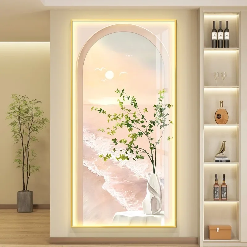 painting light luxury high sense of entry is opposite the door mural living room corridor aisle high-end painting