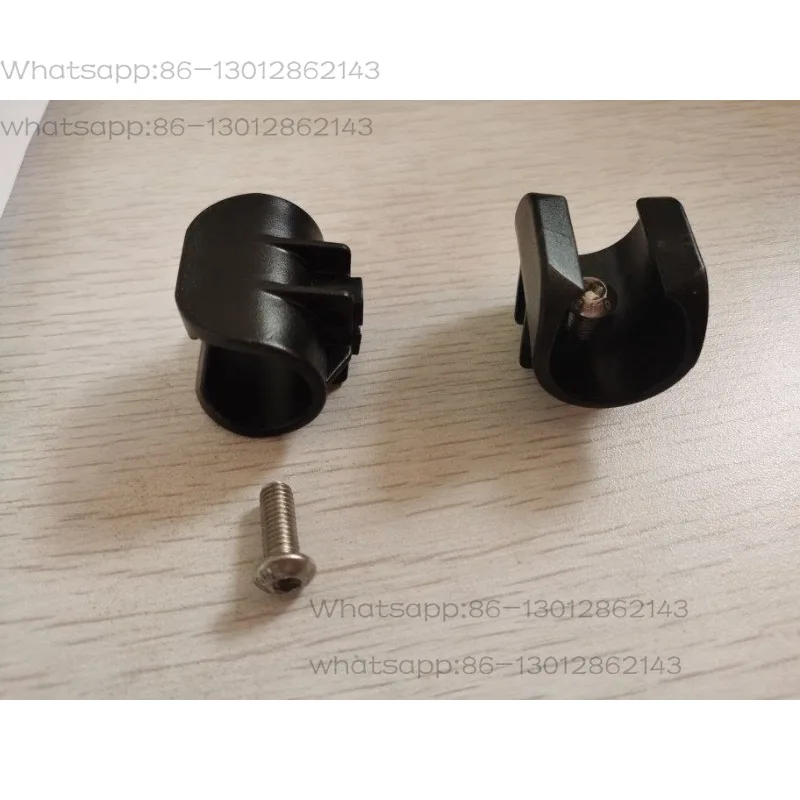 22mm Round Pipe Clamp Chair Fixing Buckle Aluminum Seat Modification Fittings With M6 Screws 1 Pair