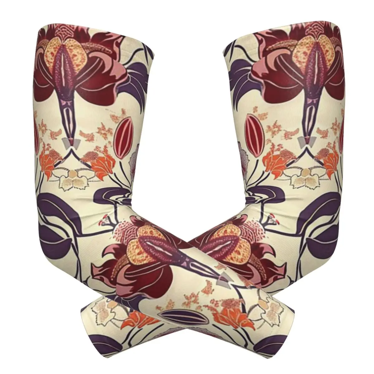 

William Morris Bullerswood уличные нарукавники с защитой от солнца и ультрафиолета, летние велосипедные рукава с татуировкой