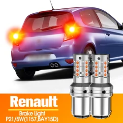 2pcs LED Brake Light Blub Lamp Canbus P21/5W 1157 BAY15D For Renault Clio 2 3 4 Espace Fluence Laguna 1 Logan Megane Twingo