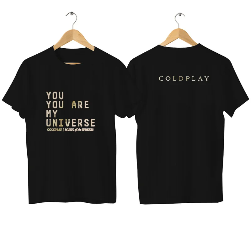 Cold.Play Music of the Sphere.S Tour 2024 Shirt Worl.D T-Shirt Oversized T Mens Shirts Casual Stylish