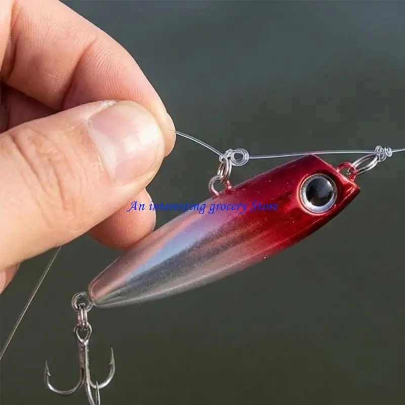 652D Pack Of 5 Mini Popper Lures With High Reflectivity Sticker Enhances Treble Hook For Freshwater Saltwater Fishing
