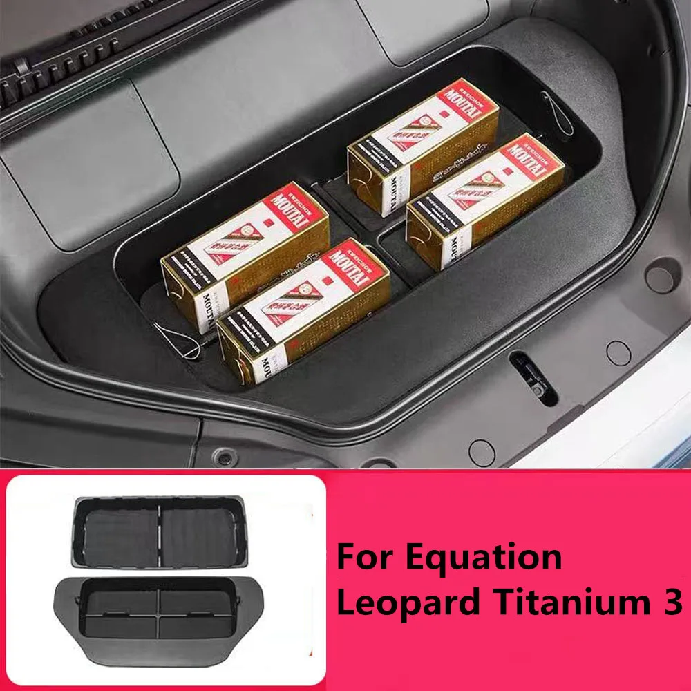 

Front Spare Box Storage Box Double layered Storage Box Front Cabin Modification Accessories Fit For Equation Leopard Titanium 3