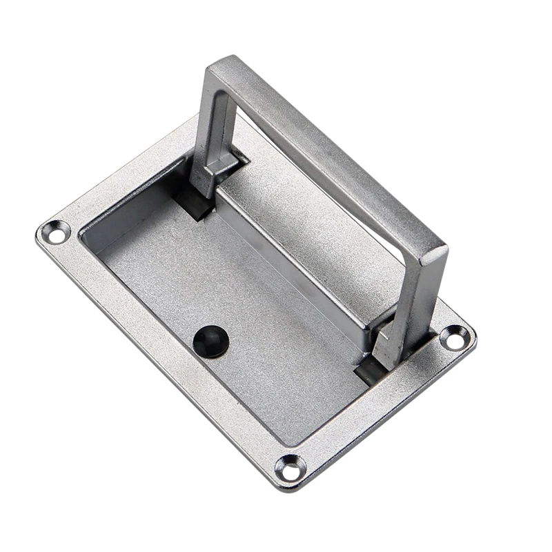 Picture 6: 3pcs Zinc Alloy Embedded Folding Door Handles for Industrial Equipment Boxes and Electrical Cabinets Design