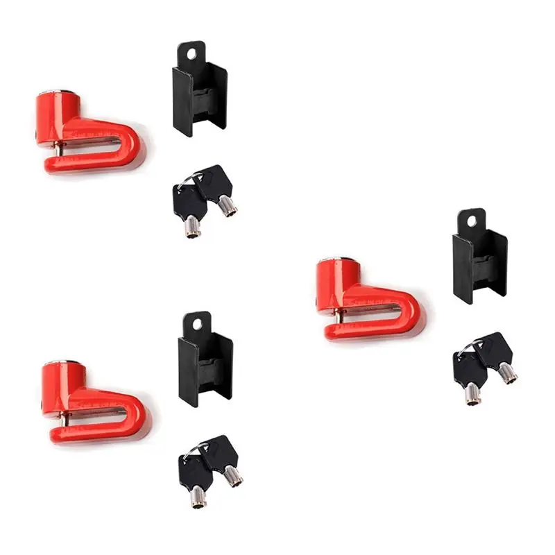 NEW HOT In Stock-3 Sets Bike Disc Brake Lock Motorcycle Electric Car Disc Brake Key Lock Riding Equipment Accessories Bicycle Lo